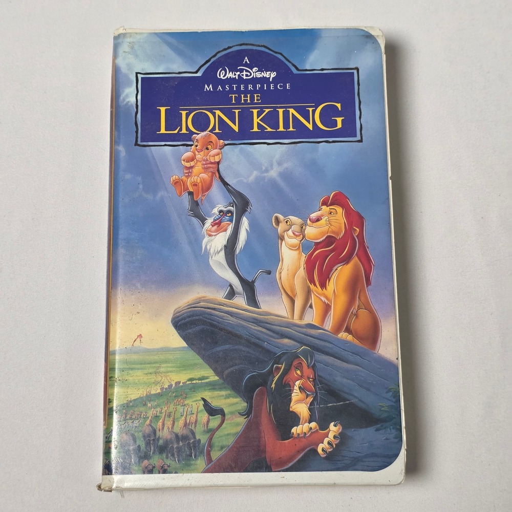 Walt Disney The Lion King VHS 2977 Masterpiece Collection Animation Classic 1994